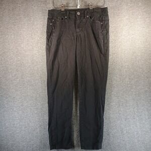Calvin Klein Jeans Women 2 Skinny Crop Black‎ Low Rise Punk Rock Emo Goth Skater